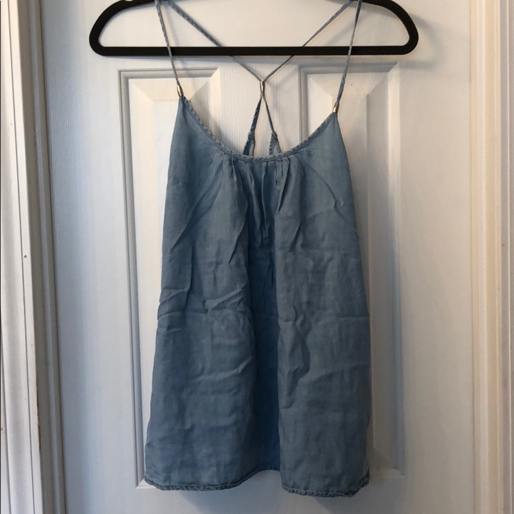 New York & Co Denim Tank